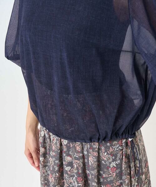 Maison de CINQ / メゾン ドゥ サンク シャツ・ブラウス | 【小さいサイズ】デニム調シアーブラウス/洗濯機で洗える | 詳細12