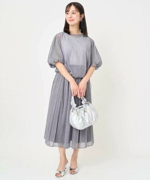 Maison de CINQ / メゾン ドゥ サンク シャツ・ブラウス | 【小さいサイズ】デニム調シアーブラウス/洗濯機で洗える | 詳細17