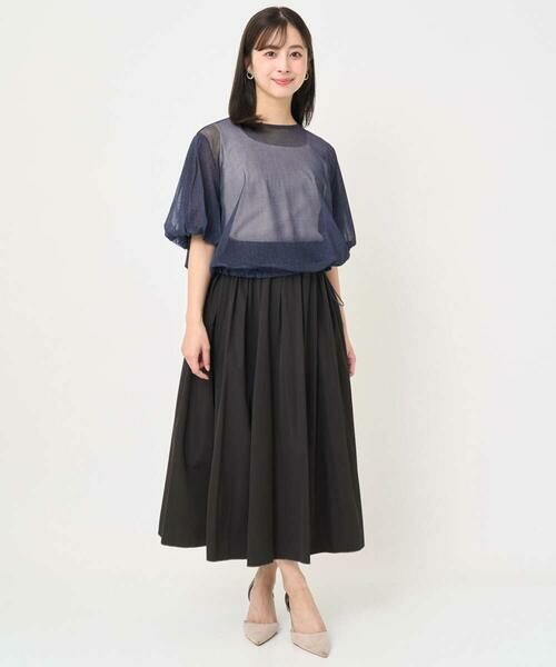 Maison de CINQ / メゾン ドゥ サンク シャツ・ブラウス | 【小さいサイズ】デニム調シアーブラウス/洗濯機で洗える | 詳細27