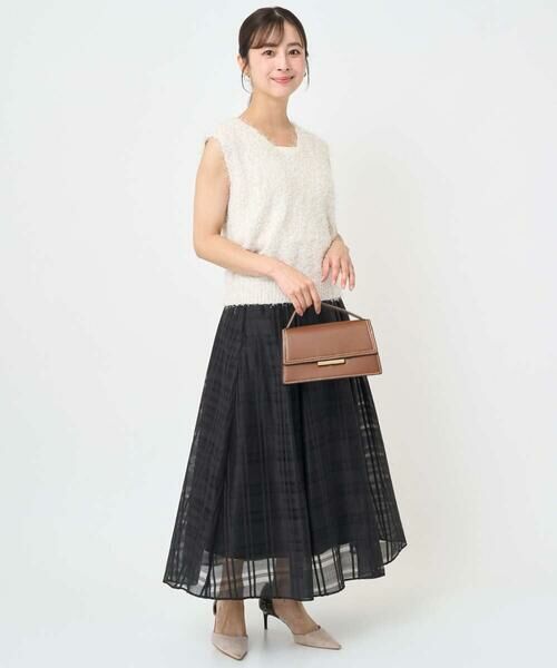 Maison de CINQ / メゾン ドゥ サンク ベスト | 【小さいサイズ】ラメシャギーニットジレ/前後2way/洗える | 詳細23