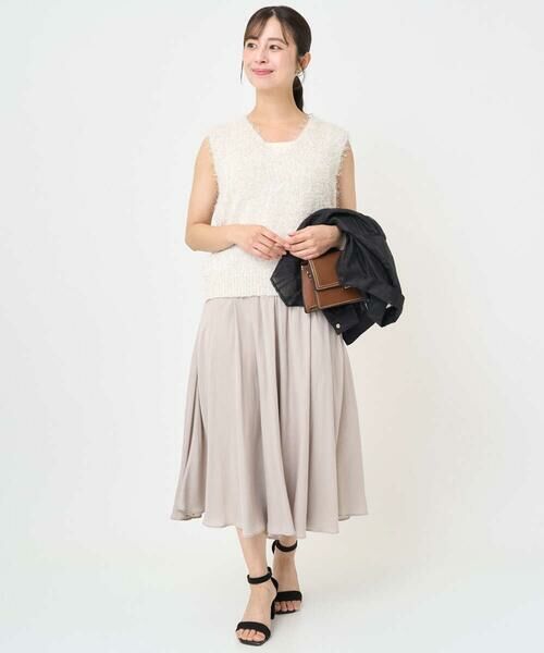 Maison de CINQ / メゾン ドゥ サンク ベスト | 【小さいサイズ】ラメシャギーニットジレ/前後2way/洗える | 詳細25