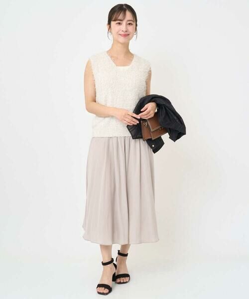 Maison de CINQ / メゾン ドゥ サンク ベスト | 【小さいサイズ】ラメシャギーニットジレ/前後2way/洗える | 詳細26