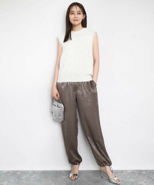 Maison de CINQ / メゾン ドゥ サンク ベスト | 【小さいサイズ】ラメシャギーニットジレ/前後2way/洗える | 詳細29