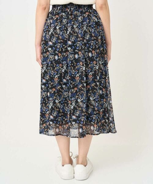 Maison de CINQ / メゾン ドゥ サンク ロング・マキシ丈スカート | 【小さいサイズ】フラワードットプリントシフォンスカート/丈の長さが選べる/洗濯機で洗える/セットアップ対応 | 詳細14