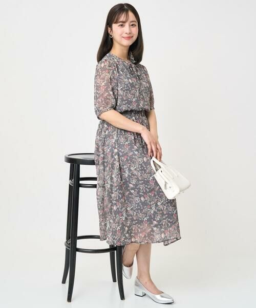 Maison de CINQ / メゾン ドゥ サンク ロング・マキシ丈スカート | 【小さいサイズ】フラワードットプリントシフォンスカート/丈の長さが選べる/洗濯機で洗える/セットアップ対応 | 詳細23