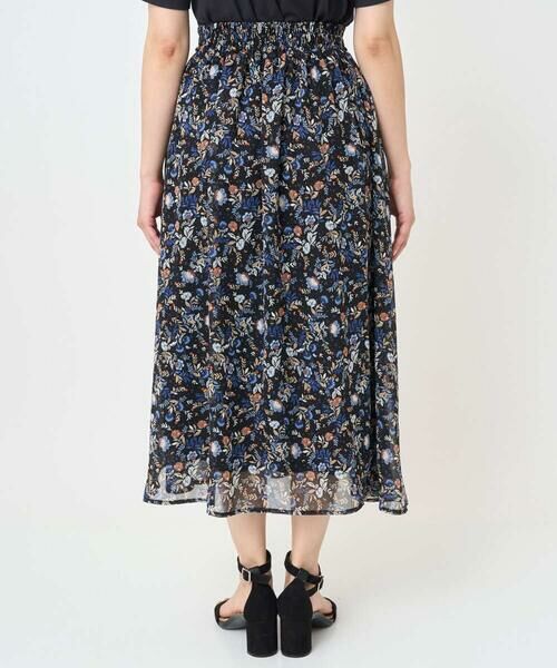 Maison de CINQ / メゾン ドゥ サンク ロング・マキシ丈スカート | 【小さいサイズ】フラワードットプリントシフォンスカート/丈の長さが選べる/洗濯機で洗える/セットアップ対応 | 詳細5