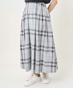 Maison de CINQ / メゾン ドゥ サンク ロング・マキシ丈スカート | 【小さいサイズ】リバーシブルチェックスカート/洗濯機で洗える