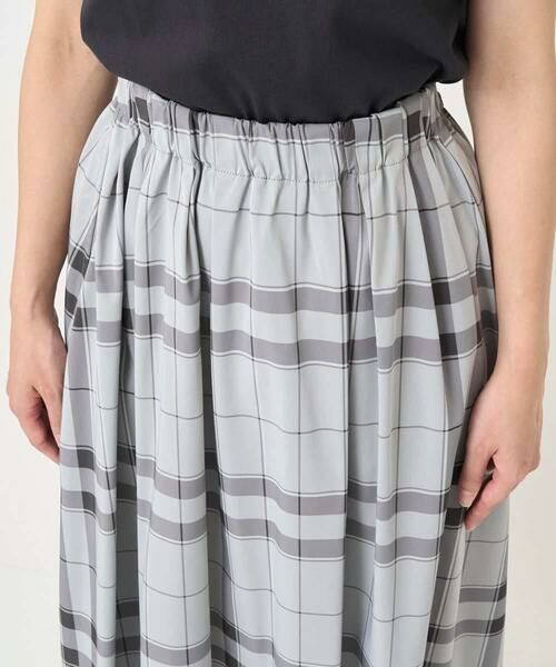 Maison de CINQ / メゾン ドゥ サンク ロング・マキシ丈スカート | 【小さいサイズ】リバーシブルチェックスカート/洗濯機で洗える | 詳細12