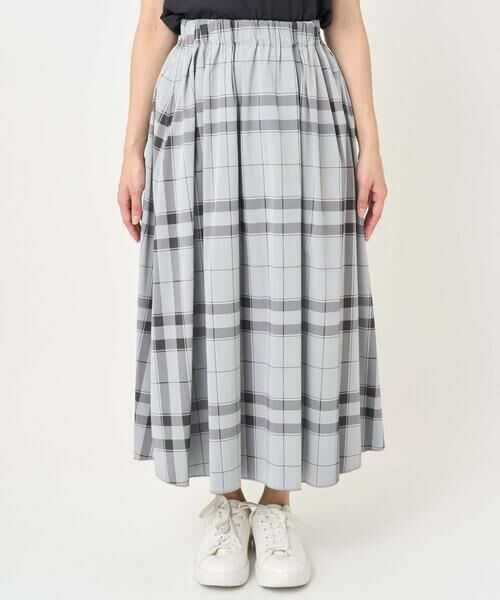 Maison de CINQ / メゾン ドゥ サンク ロング・マキシ丈スカート | 【小さいサイズ】リバーシブルチェックスカート/洗濯機で洗える | 詳細3