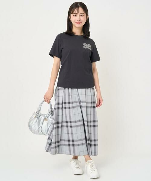 Maison de CINQ / メゾン ドゥ サンク ロング・マキシ丈スカート | 【小さいサイズ】リバーシブルチェックスカート/洗濯機で洗える | 詳細30