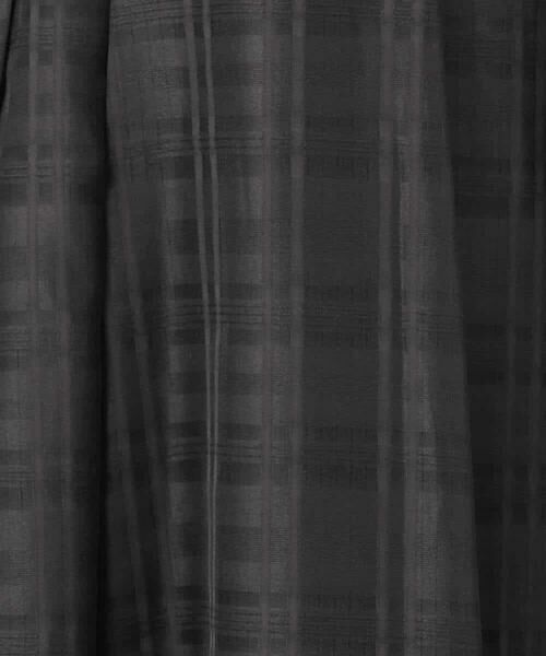 Maison de CINQ / メゾン ドゥ サンク ロング・マキシ丈スカート | 【小さいサイズ】シアードビーチェックスカート/洗濯機で洗える | 詳細11