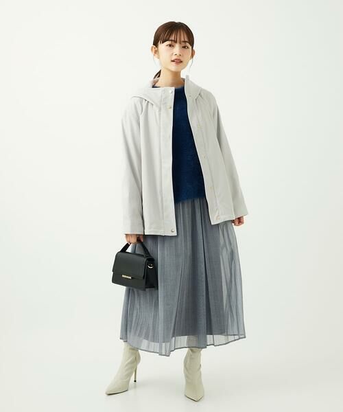 Maison de CINQ / メゾン ドゥ サンク ロング・マキシ丈スカート | 【小さいサイズ】デニム調シアープリーツスカート/洗濯機で洗える | 詳細29