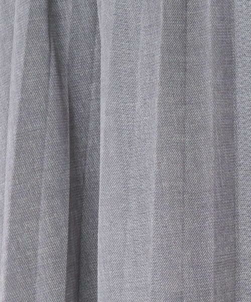 Maison de CINQ / メゾン ドゥ サンク ロング・マキシ丈スカート | 【小さいサイズ】デニム調シアープリーツスカート/洗濯機で洗える | 詳細9