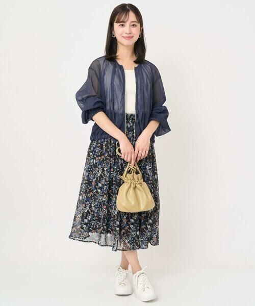 Maison de CINQ / メゾン ドゥ サンク その他アウター | 【小さいサイズ】デニム調シアーブルゾン/洗濯機で洗える | 詳細19