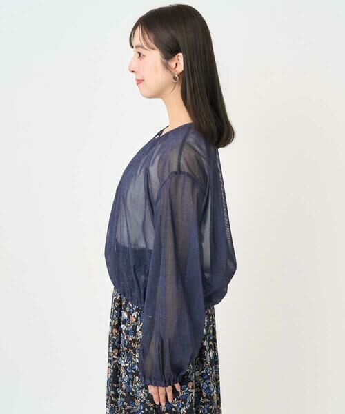 Maison de CINQ / メゾン ドゥ サンク その他アウター | 【小さいサイズ】デニム調シアーブルゾン/洗濯機で洗える | 詳細5
