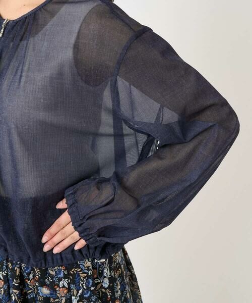 Maison de CINQ / メゾン ドゥ サンク その他アウター | 【小さいサイズ】デニム調シアーブルゾン/洗濯機で洗える | 詳細8