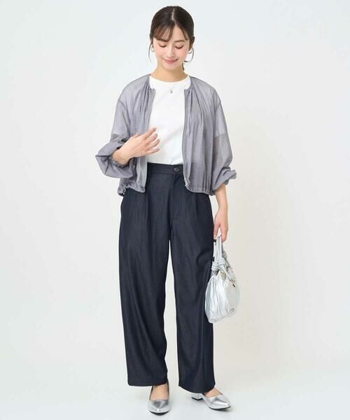 Maison de CINQ / メゾン ドゥ サンク カットソー | 【小さいサイズ】イニシャル刺繍コットンTシャツ/UVカット/接触冷感/洗える | 詳細15