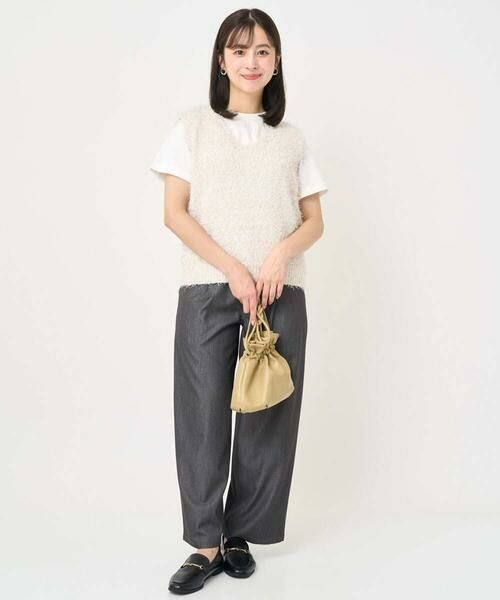 Maison de CINQ / メゾン ドゥ サンク カットソー | 【小さいサイズ】イニシャル刺繍コットンTシャツ/UVカット/接触冷感/洗える | 詳細17