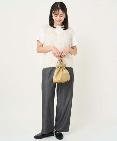 Maison de CINQ / メゾン ドゥ サンク カットソー | 【小さいサイズ】イニシャル刺繍コットンTシャツ/UVカット/接触冷感/洗える | 詳細19