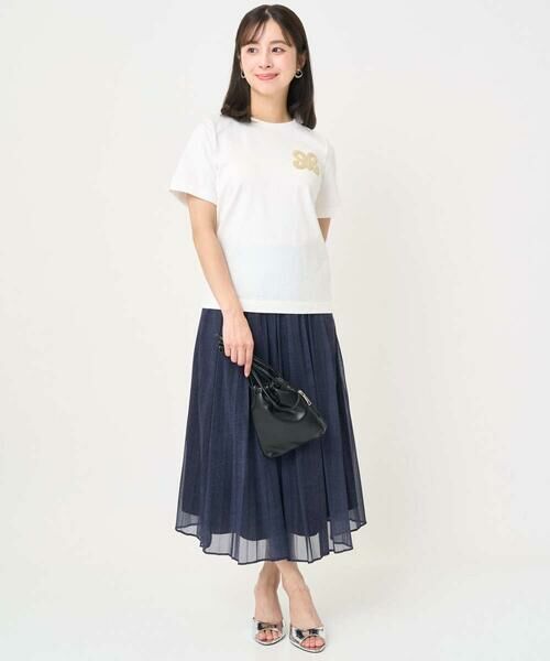 Maison de CINQ / メゾン ドゥ サンク カットソー | 【小さいサイズ】イニシャル刺繍コットンTシャツ/UVカット/接触冷感/洗える | 詳細20