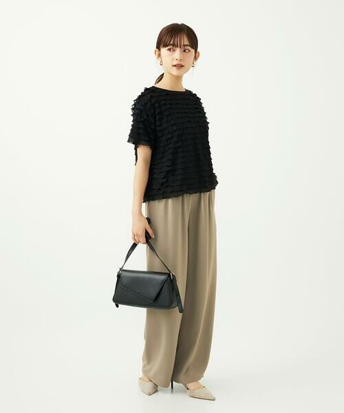 Maison de CINQ / メゾン ドゥ サンク カットソー | 【小さいサイズ】ミニフリルディティールカットソー/洗える | 詳細12