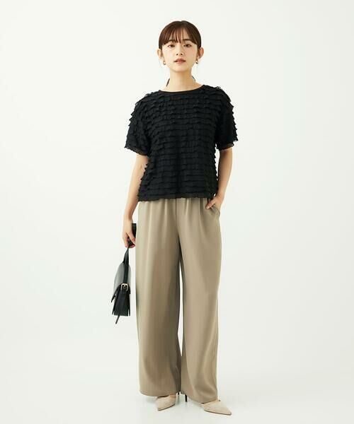 Maison de CINQ / メゾン ドゥ サンク カットソー | 【小さいサイズ】ミニフリルディティールカットソー/洗える | 詳細13