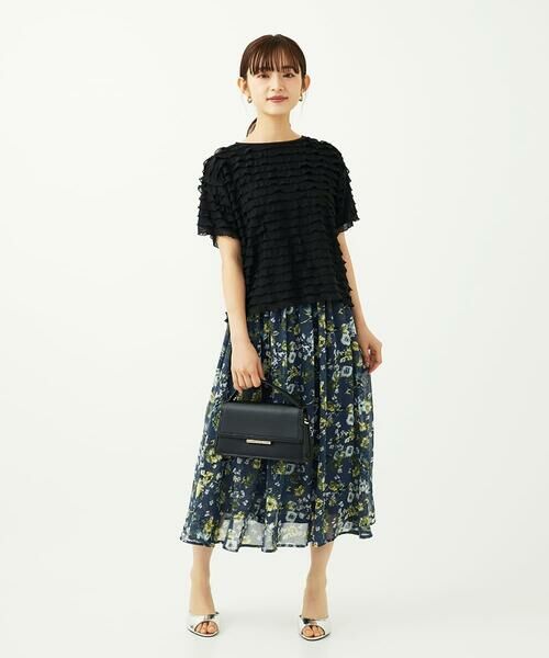 Maison de CINQ / メゾン ドゥ サンク カットソー | 【小さいサイズ】ミニフリルディティールカットソー/洗える | 詳細15