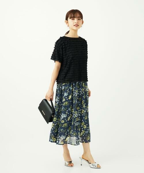 Maison de CINQ / メゾン ドゥ サンク カットソー | 【小さいサイズ】ミニフリルディティールカットソー/洗える | 詳細16