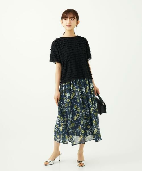 Maison de CINQ / メゾン ドゥ サンク カットソー | 【小さいサイズ】ミニフリルディティールカットソー/洗える | 詳細17