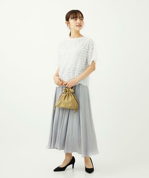 Maison de CINQ / メゾン ドゥ サンク カットソー | 【小さいサイズ】ミニフリルディティールカットソー/洗える | 詳細21