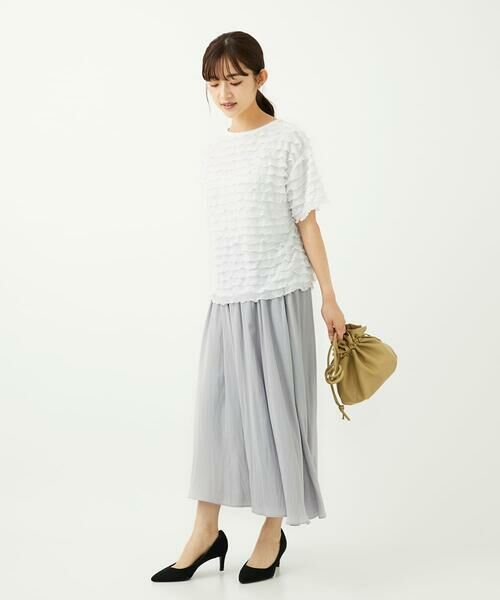 Maison de CINQ / メゾン ドゥ サンク カットソー | 【小さいサイズ】ミニフリルディティールカットソー/洗える | 詳細22