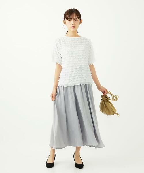 Maison de CINQ / メゾン ドゥ サンク カットソー | 【小さいサイズ】ミニフリルディティールカットソー/洗える | 詳細23