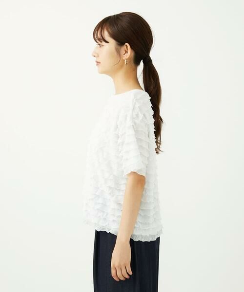Maison de CINQ / メゾン ドゥ サンク カットソー | 【小さいサイズ】ミニフリルディティールカットソー/洗える | 詳細5