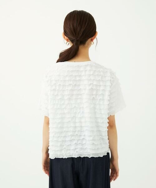 Maison de CINQ / メゾン ドゥ サンク カットソー | 【小さいサイズ】ミニフリルディティールカットソー/洗える | 詳細6