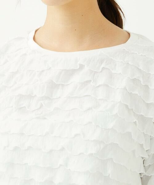 Maison de CINQ / メゾン ドゥ サンク カットソー | 【小さいサイズ】ミニフリルディティールカットソー/洗える | 詳細7