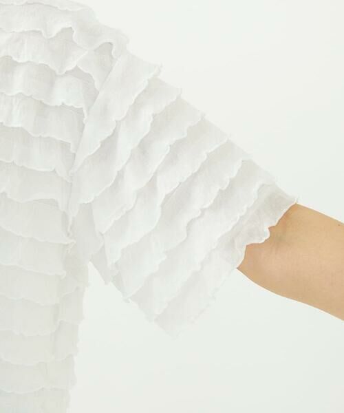 Maison de CINQ / メゾン ドゥ サンク カットソー | 【小さいサイズ】ミニフリルディティールカットソー/洗える | 詳細8