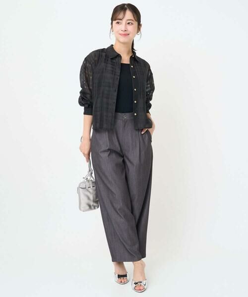 Maison de CINQ / メゾン ドゥ サンク その他パンツ | 【小さいサイズ】ソフトデニムライクバレルパンツ/洗濯機で洗える | 詳細14