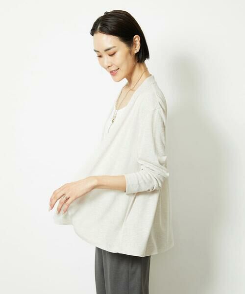 Maison de CINQ / メゾン ドゥ サンク カーディガン・ボレロ | ［小さいサイズ］ショートトッパーカーディガン(紫外線/冷房対策に) | 詳細2