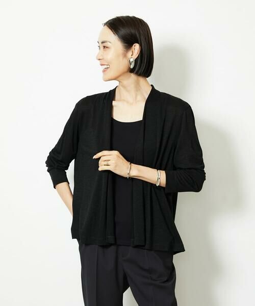 Maison de CINQ / メゾン ドゥ サンク カーディガン・ボレロ | ［小さいサイズ］ショートトッパーカーディガン(紫外線/冷房対策に) | 詳細3