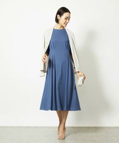 Maison de CINQ / メゾン ドゥ サンク ロング・マキシ丈ワンピース | ［小さいサイズ］ストレッチカットワンピース