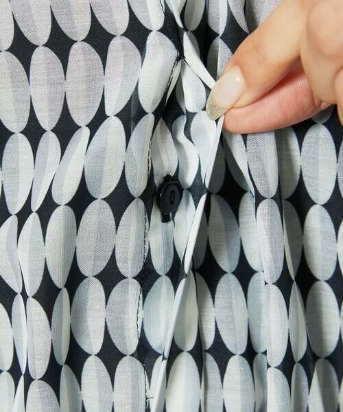 Maison de CINQ / メゾン ドゥ サンク ロング・マキシ丈ワンピース | ［小さいサイズ］ジオメトリック柄ワンピース | 詳細10