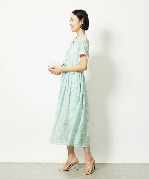 Maison de CINQ / メゾン ドゥ サンク ロング・マキシ丈ワンピース | ［小さいサイズ］ジオメトリック柄ワンピース | 詳細14