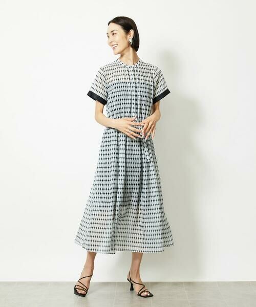 Maison de CINQ / メゾン ドゥ サンク ロング・マキシ丈ワンピース | ［小さいサイズ］ジオメトリック柄ワンピース | 詳細19