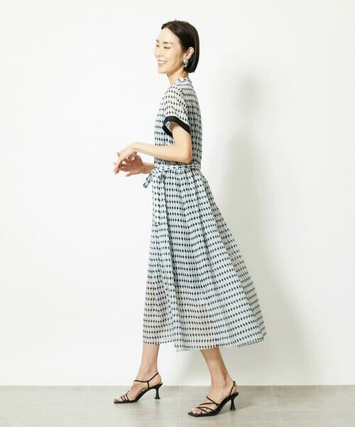 Maison de CINQ / メゾン ドゥ サンク ロング・マキシ丈ワンピース | ［小さいサイズ］ジオメトリック柄ワンピース | 詳細20