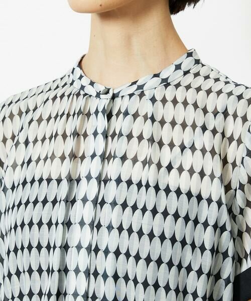 Maison de CINQ / メゾン ドゥ サンク ロング・マキシ丈ワンピース | ［小さいサイズ］ジオメトリック柄ワンピース | 詳細6
