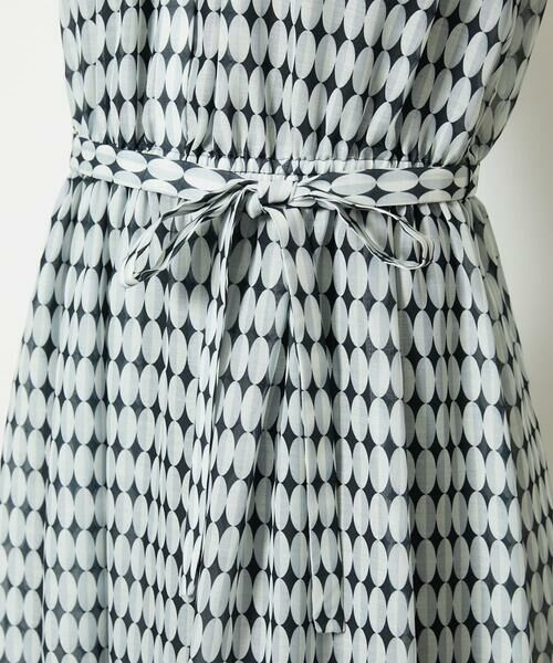 Maison de CINQ / メゾン ドゥ サンク ロング・マキシ丈ワンピース | ［小さいサイズ］ジオメトリック柄ワンピース | 詳細9