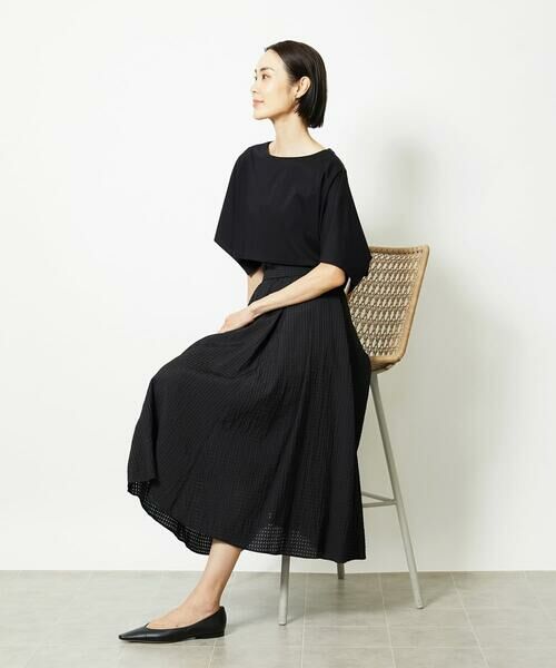 Maison de CINQ / メゾン ドゥ サンク ロング・マキシ丈スカート | ［小さいサイズ］トリオシアーチェックフレアスカート(セットアップ対応) | 詳細12