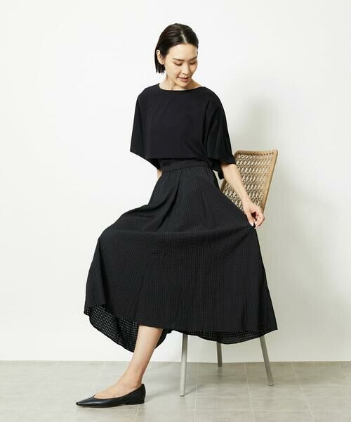 Maison de CINQ / メゾン ドゥ サンク ロング・マキシ丈スカート | ［小さいサイズ］トリオシアーチェックフレアスカート(セットアップ対応) | 詳細13