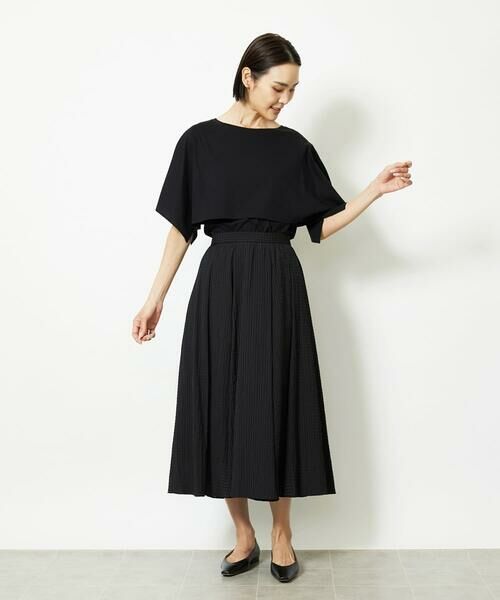 Maison de CINQ / メゾン ドゥ サンク ロング・マキシ丈スカート | ［小さいサイズ］トリオシアーチェックフレアスカート(セットアップ対応) | 詳細15