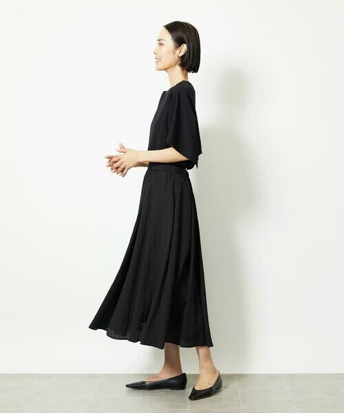 Maison de CINQ / メゾン ドゥ サンク ロング・マキシ丈スカート | ［小さいサイズ］トリオシアーチェックフレアスカート(セットアップ対応) | 詳細16